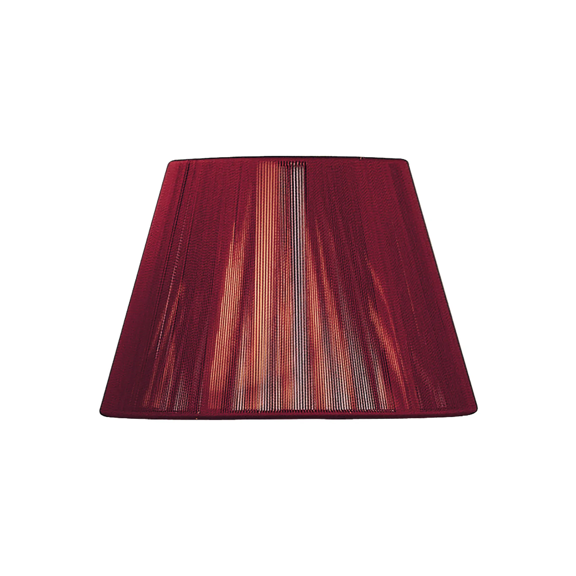 MS034  Silk 30cm String Shade Red Wine